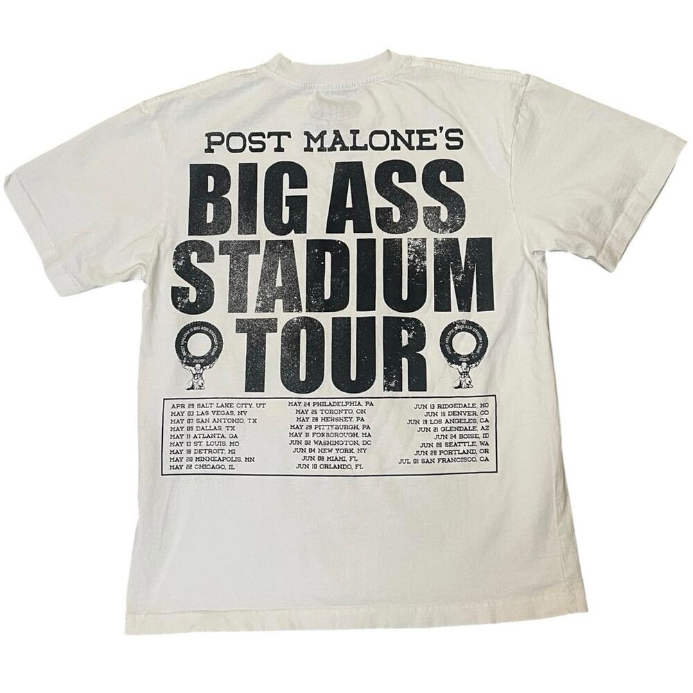 Post Malone Big Ass Stadium Tour 2025 Official Shirt Mens M Posty Co Concert - Picture 2 of 6